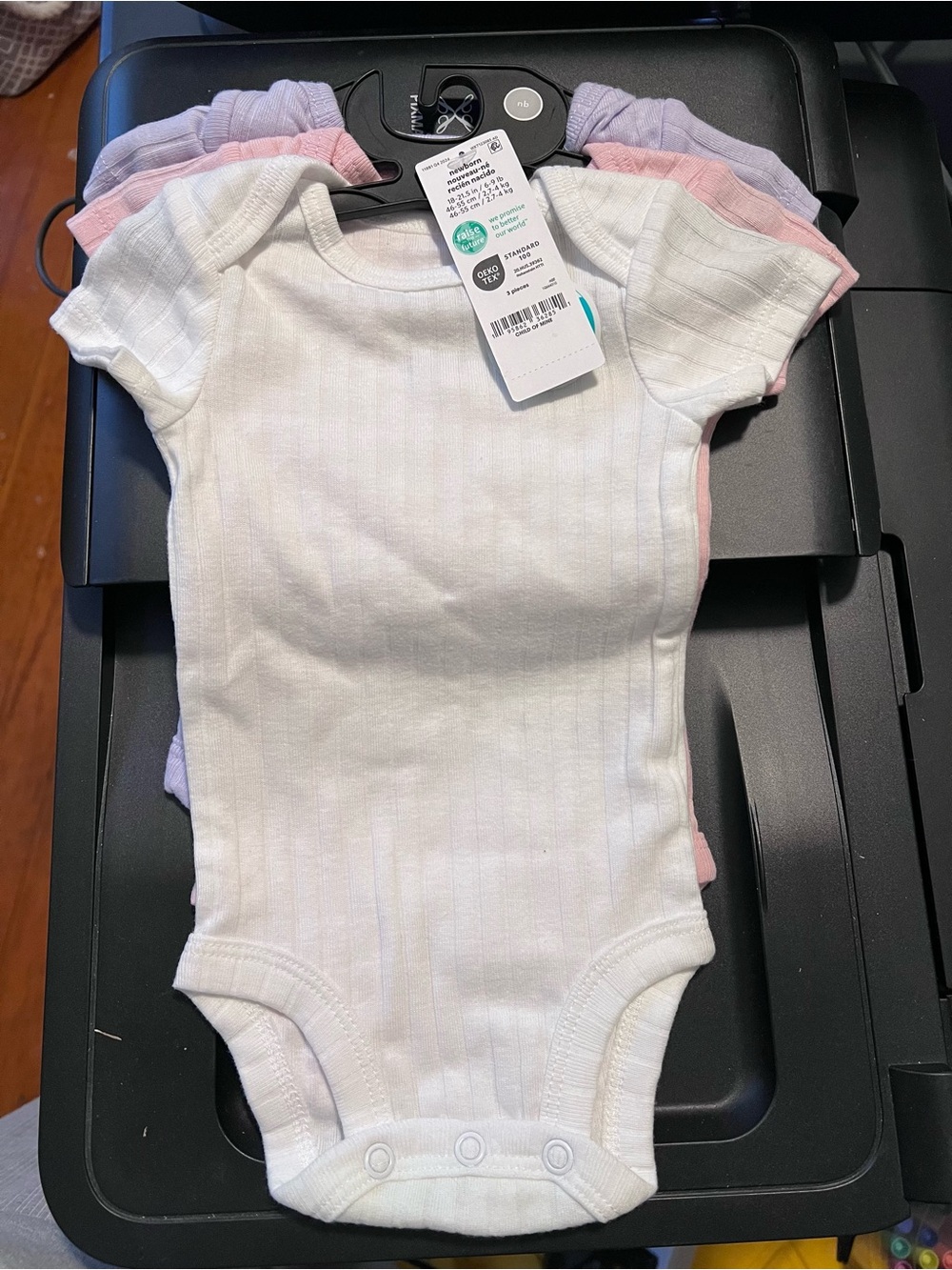 Child Of Mine By Carters Short Sleeved Bodysuits